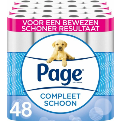 WC PAPIER COMPLEET SCHOON 48 ROLLEN PAGE